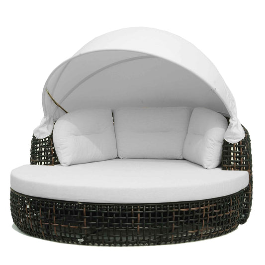 Dynasty Daybed with Canopy and Sunbrella Cushions