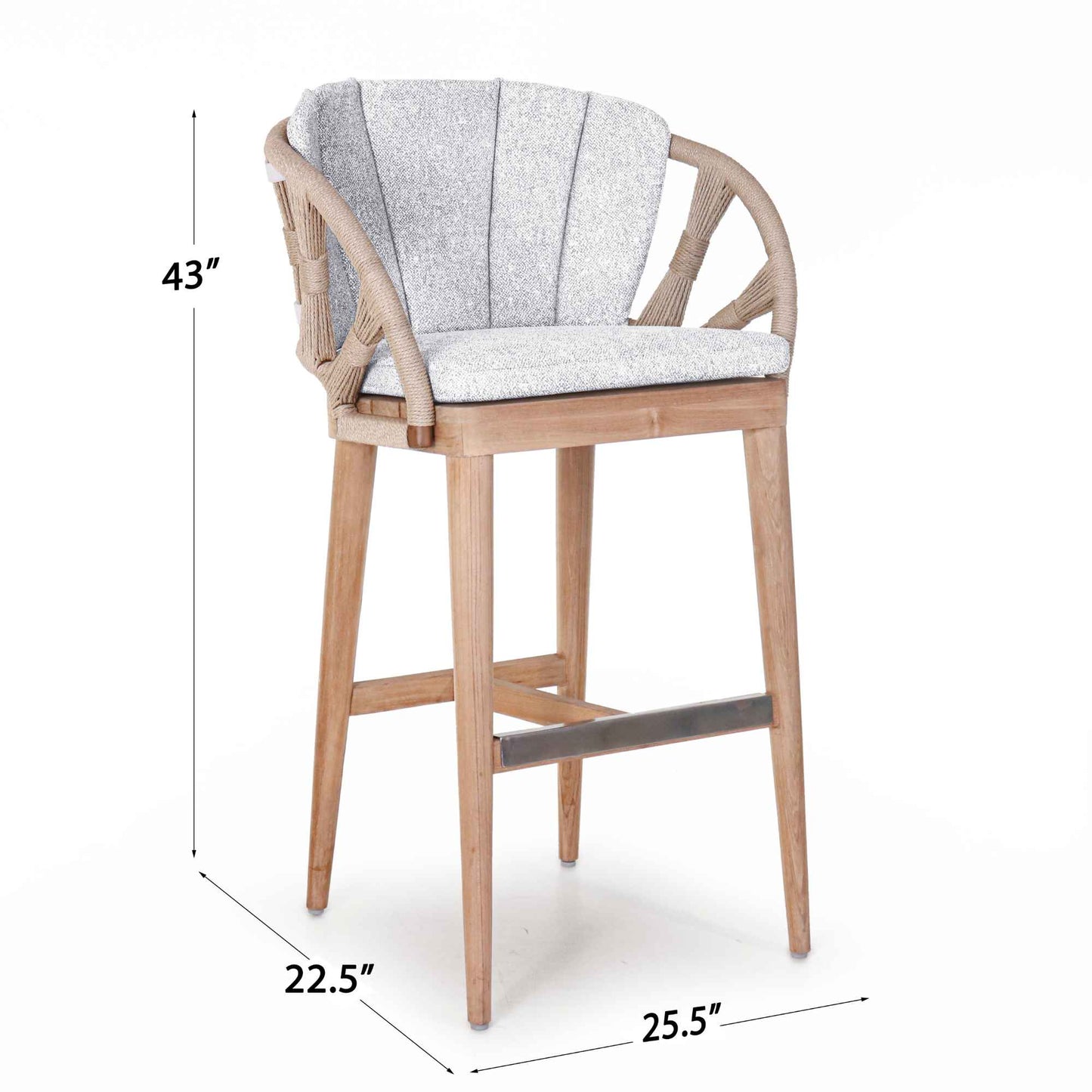 Krabi 5-Piece Pub Set with Sunbrella Cushions