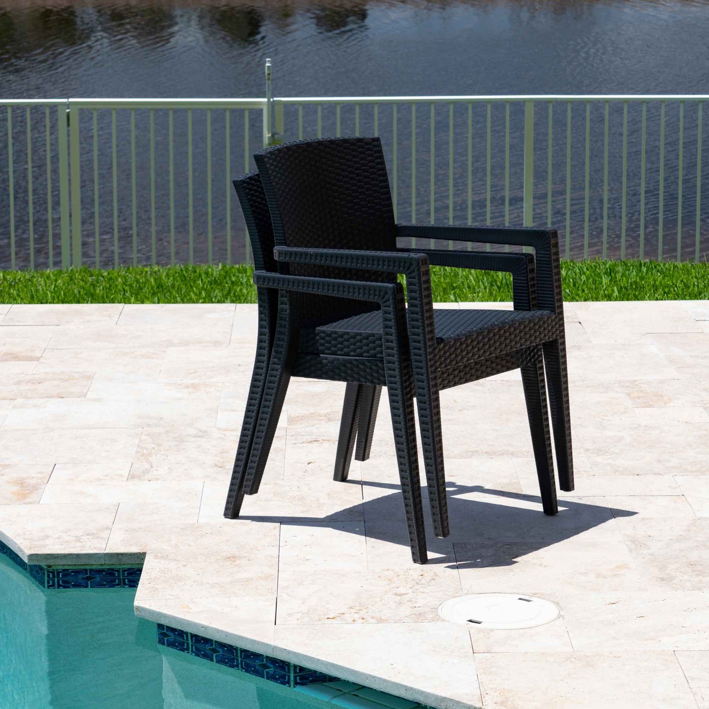 Montana 5-Piece Dining Set-Anthracite