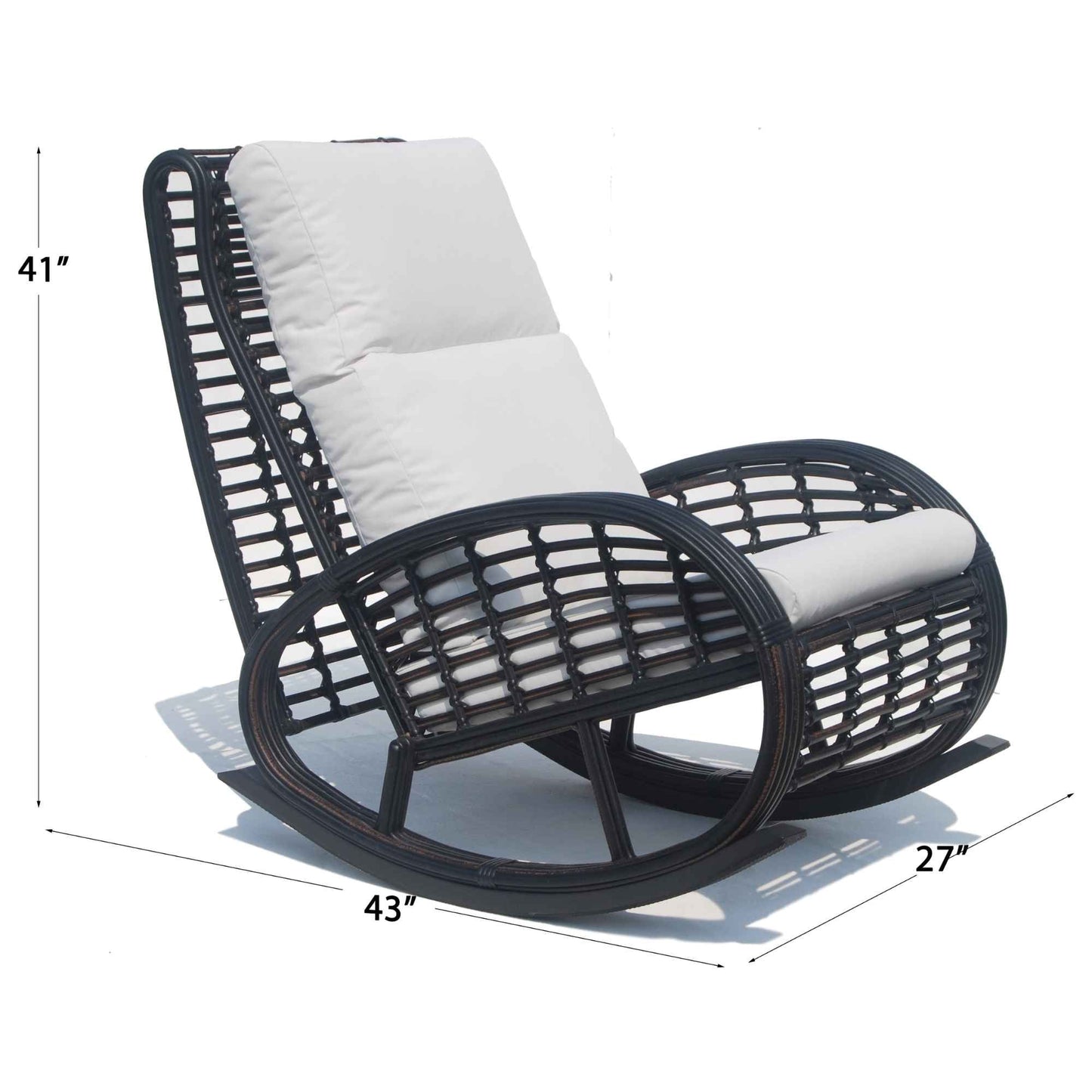 Dynasty Rocker with Sunbrella Cushion