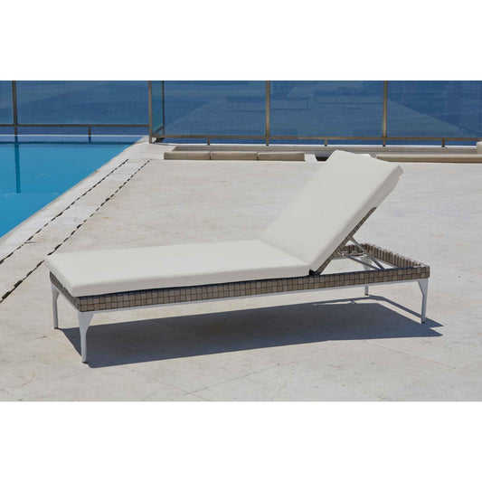 Brafta Chaise Lounger with Sunbrella Cushion