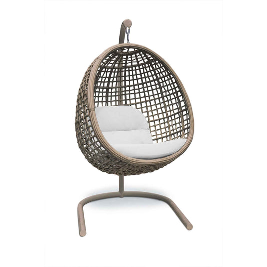 Dynasty Hanging Chair with Frame and Sunbrella Cushion