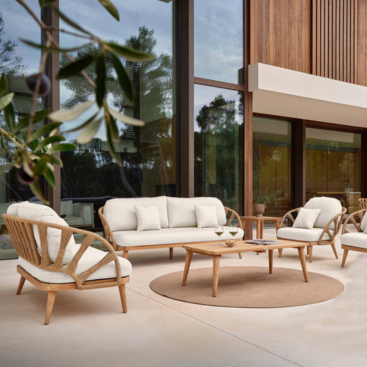 Krabi 7-Piece Seating Set with Sunbrella Cushions