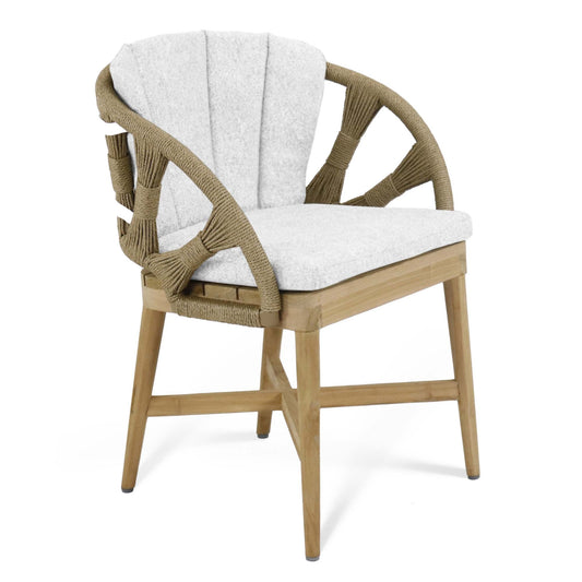 Krabi 5-Piece Square Dining Set with Sunbrella Cushions