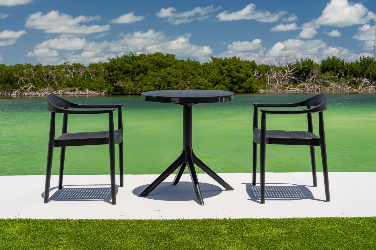 Kennedy Set of 2 Stackable Armchair-Anthracite