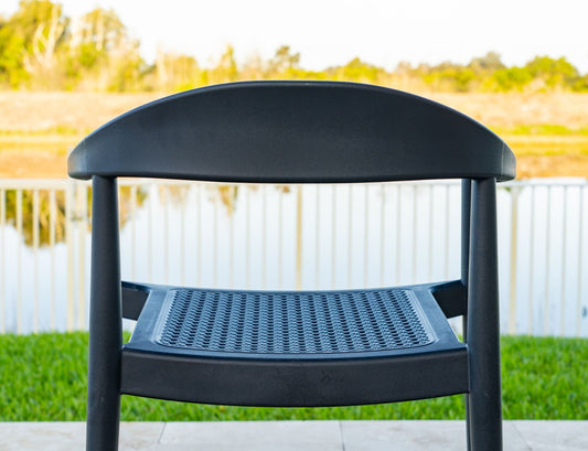 Kennedy Set of 2 Stackable Armchair-Anthracite