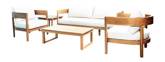 Panama Jack Bali Teak 5-Piece Seating Set