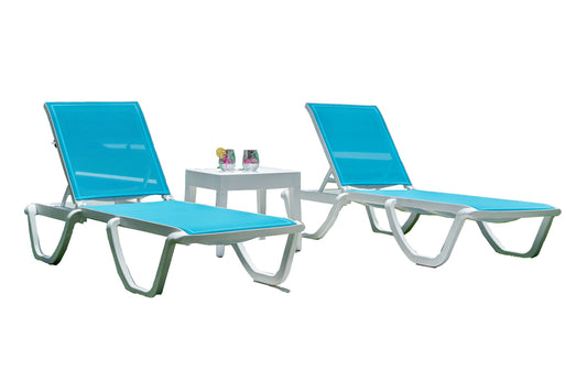 Panama Jack Abaco 3-Piece Chaise Lounge Set