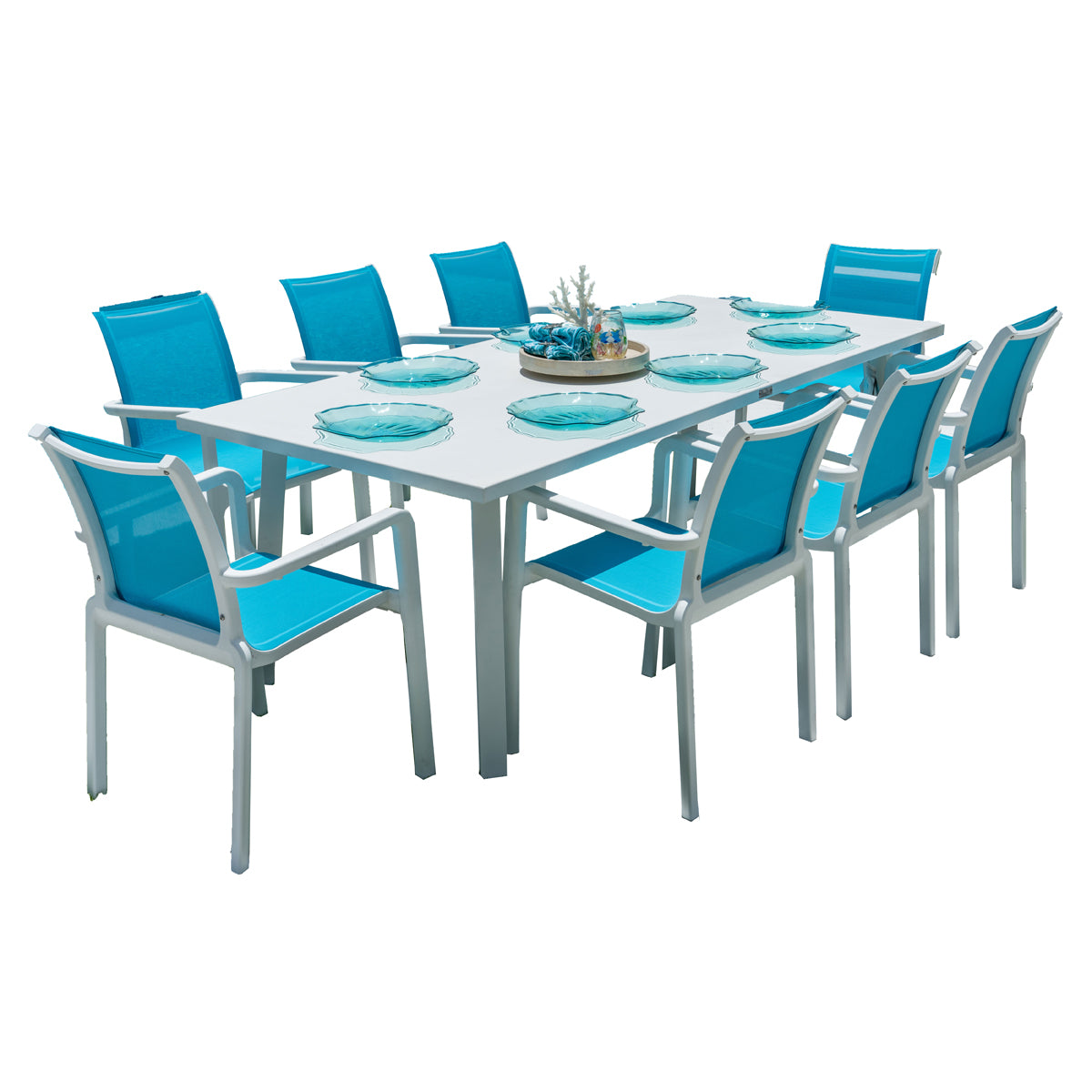 Panama Jack Abaco 9-Piece Dining Set