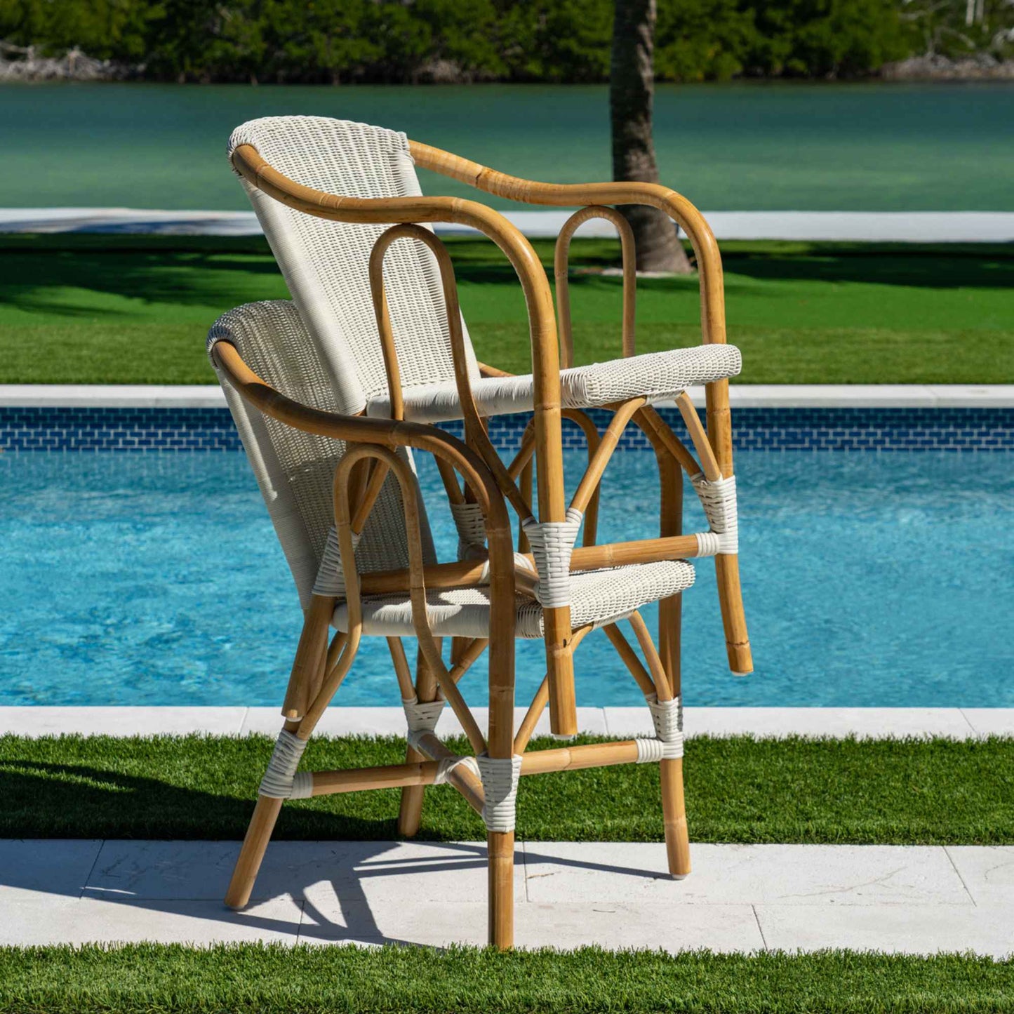 Panama Jack Set 2 Barina Bistro Armchairs