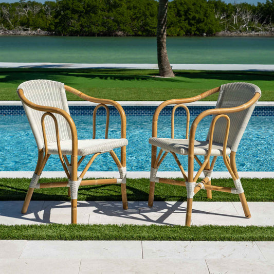 Panama Jack Set 2 Barina Bistro Armchairs