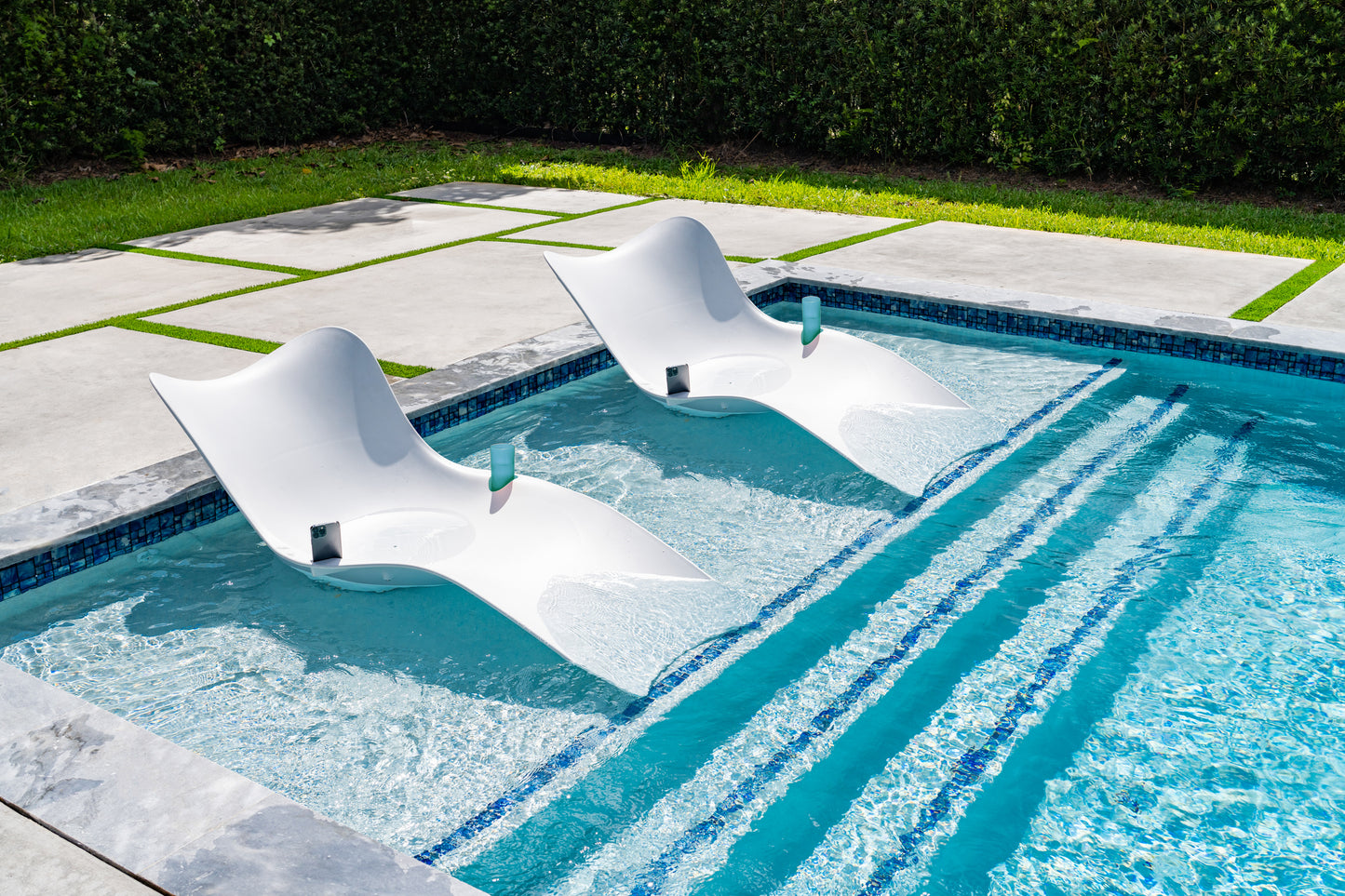 Panama Jack Wave In Pool Chaise Lounger (Set of 2)