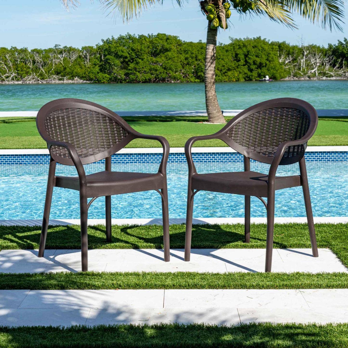 Mona 7-Piece Dining Set-Brown