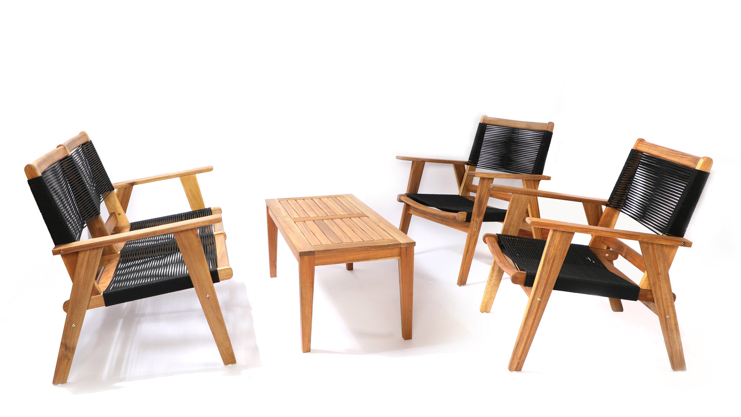 Panama Jack Laguna 4-Piece Seating Set