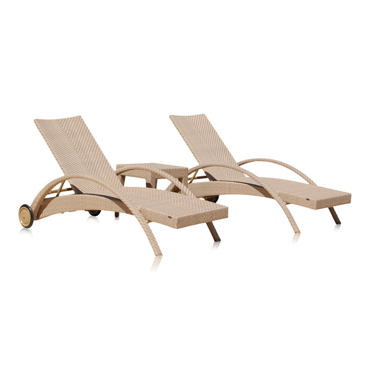 Panama Jack Austin 3-Piece Chaise Lounge Set