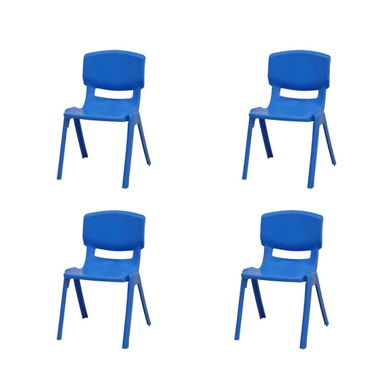 Mambo Kids Set of 4 Stackable Armchair-Blue